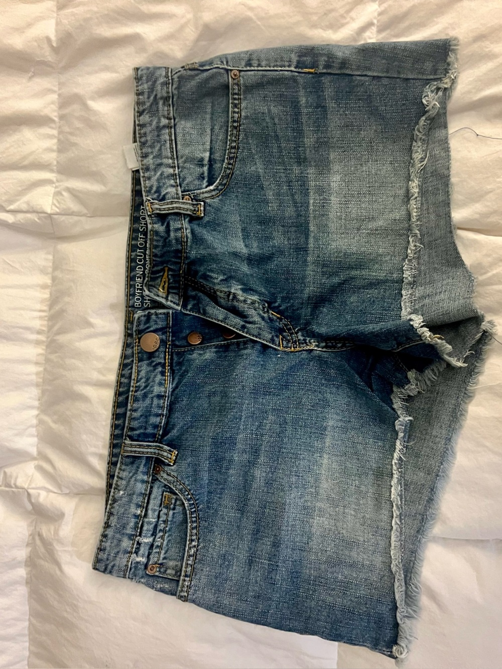 GAP Boyfriend Cut-Off Denim Shorts